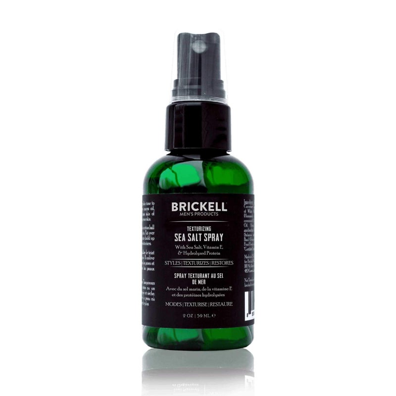 Brickell Men's Products Brickell Men's Texturizing Sea Salt Spray for Men, Natural & Organic, Alcohol-Free, Lifts and Texturizes Hair for a Beach or Surfer Hair Style, 2 Ounce - Image 1