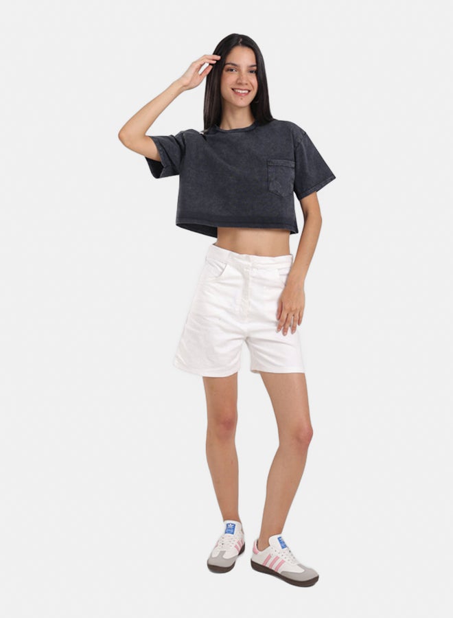 Carina Relaxed Fit Cropped T-Shirt - Image 5