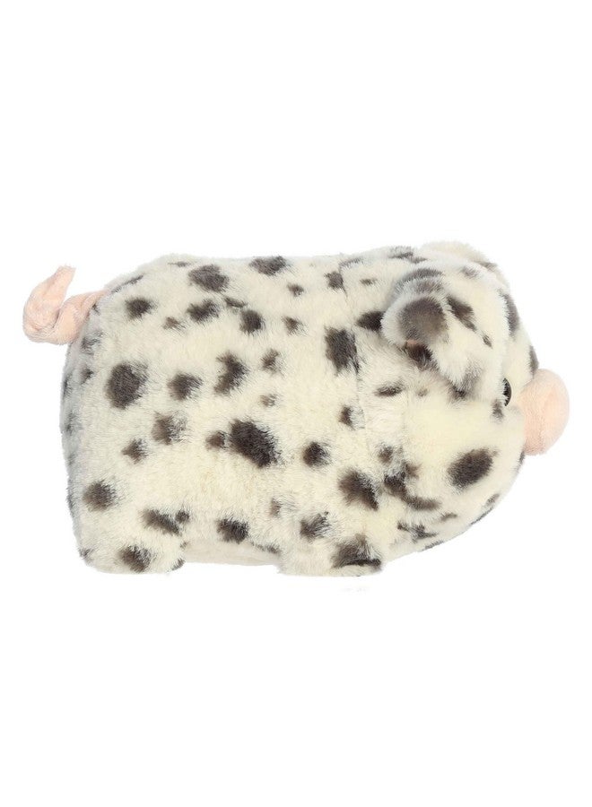 Aurora® Adorable Spudsters™ Pierre Spotted Pig™ Stuffed Animal - Round Shape Makes for Comforting Cuddles for Kids All Ages and Animal Loving Adults - Gray 10 Inches - Image 3