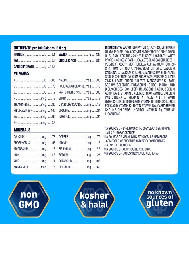 Enfamil - Enfamil NeuroPro Baby Formula, MFGM* 5-Year Benefit, Expert-Recommended Brain-Building Omega-3 DHA, Exclusive Immune Supporting HuMO6 Blend, Ready-to-Feed Infant Formula, Liquid, 2 Fl Oz, 6 Count (Pack of 4) - Image 1