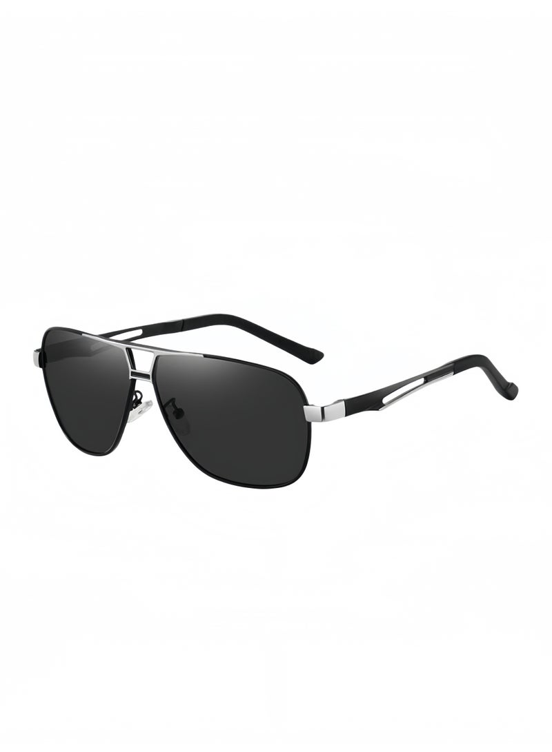 Polarized sunglasses, men's sunglasses, UV400 protective glasses, pilot sunglasses, glases for men , suitable for male and female driving, fishing, outdoor travel, and daily beach use. - Image 1