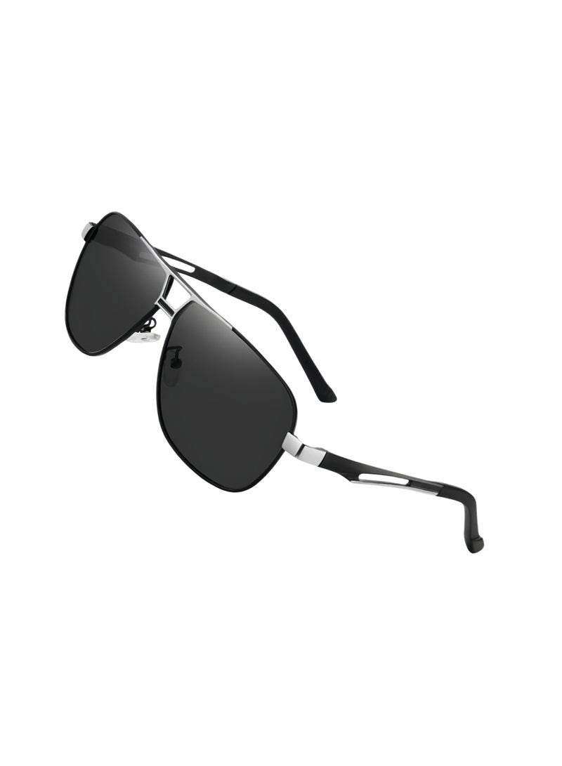 Polarized sunglasses, men's sunglasses, UV400 protective glasses, pilot sunglasses, glases for men , suitable for male and female driving, fishing, outdoor travel, and daily beach use. - Image 2