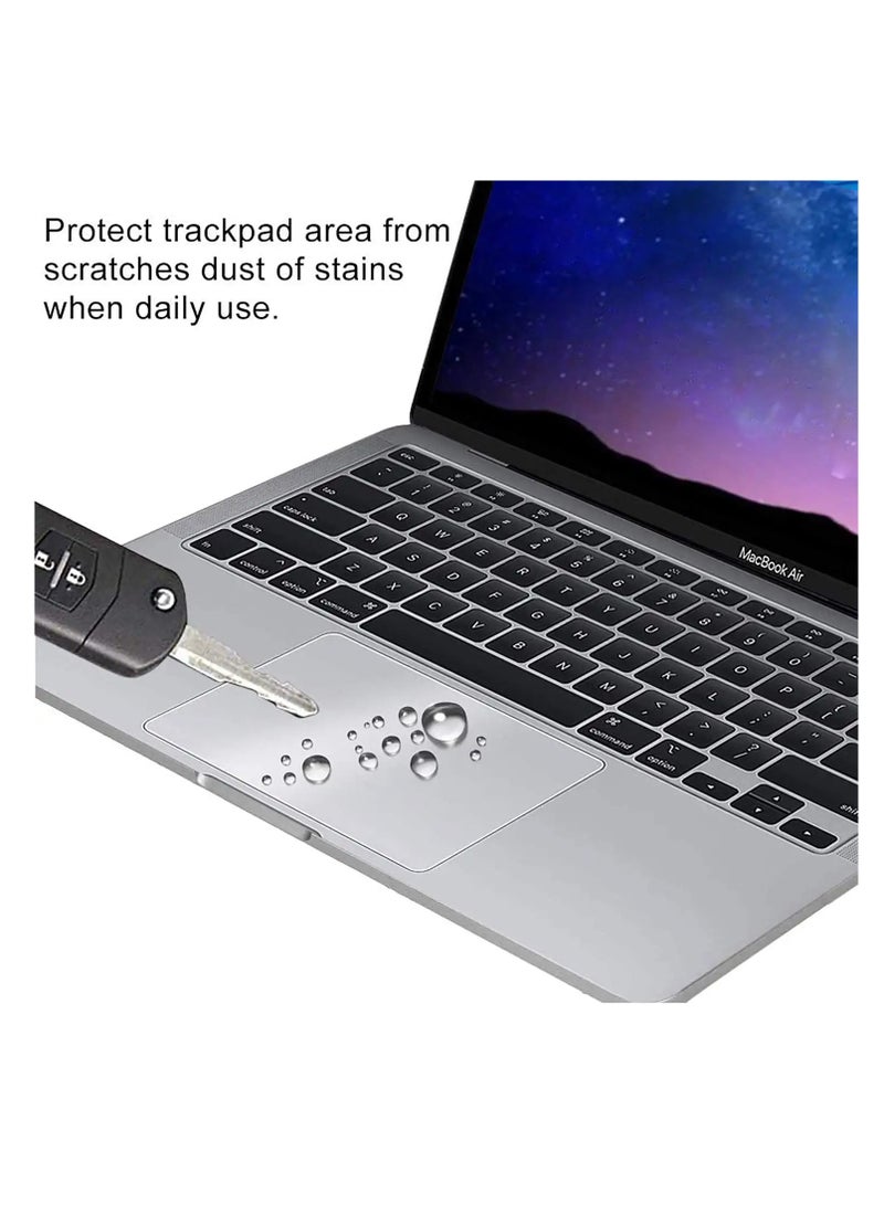 2PCS MacBook Pro 13 inch Trackpad Protector Cover for MacBook Pro 13" M2 A2338 2023 2022, 2021 2020 M1 A2289 A2251 Clear Matte Anti-Scratch Trackpad Skin - Image 5
