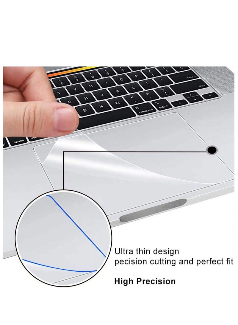 2PCS MacBook Pro 13 inch Trackpad Protector Cover for MacBook Pro 13" M2 A2338 2023 2022, 2021 2020 M1 A2289 A2251 Clear Matte Anti-Scratch Trackpad Skin - Image 4
