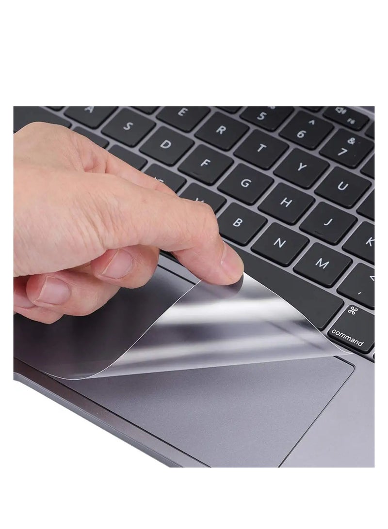 2PCS MacBook Pro 13 inch Trackpad Protector Cover for MacBook Pro 13" M2 A2338 2023 2022, 2021 2020 M1 A2289 A2251 Clear Matte Anti-Scratch Trackpad Skin - Image 3
