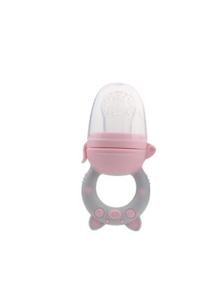 Baby Food Feeder Teeth Grinding BPA Free Silicone Fruit Feeder Pacifier for Babies Infants Medium Grey Pink - pzsku/Z48C8B7F363C2F51F6D2BZ/45/1746216844/2970acca-893a-4102-9961-7987df73f020