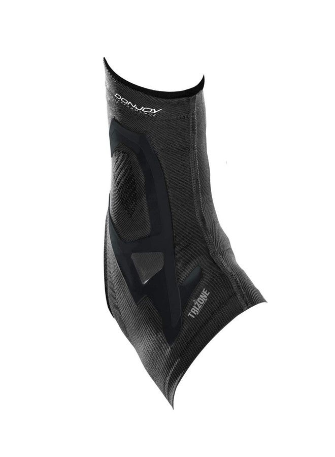 DonJoy Performance Trizone Ankle Sleeve for Strain, Sprain, Instability, Plantar Fasciitis & Swelling - 3 Zones of Compression for Athletes and Active Users, Medium - Image 1