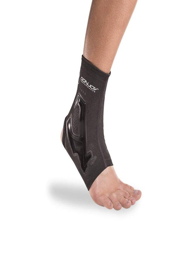 DonJoy Performance Trizone Ankle Sleeve for Strain, Sprain, Instability, Plantar Fasciitis & Swelling - 3 Zones of Compression for Athletes and Active Users, Medium - Image 3