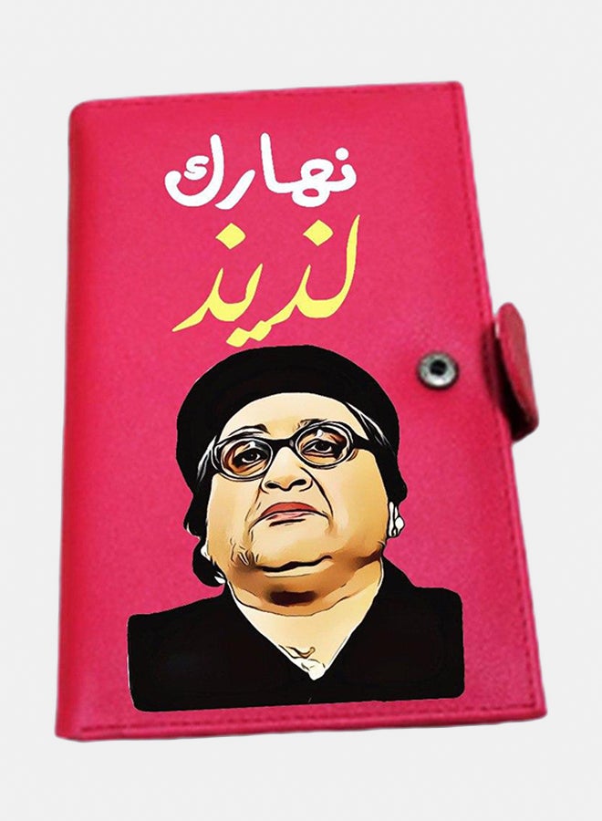 محفظة نسائية - جلد صناعي - طباعة من جهة واحدة - Image 1