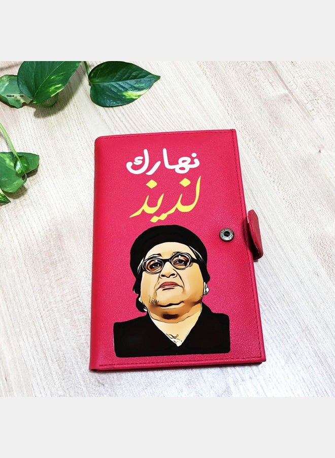 محفظة نسائية - جلد صناعي - طباعة من جهة واحدة - Image 2
