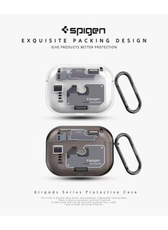 Tech Case Earphone Cover For Air Pods Pro2 Earphone Cover Air Pods 4 Protective Cover-Color:Transparent-Applicable Models:Air Pods 4