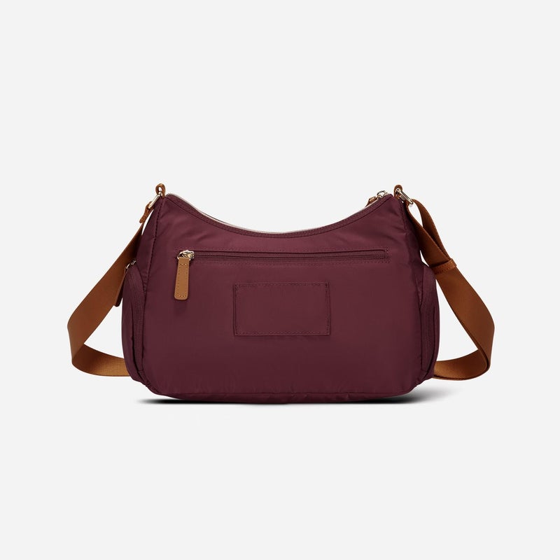 Nordace Siena Hobo Crossbody Bag - Secure RFID Blocking Pocket and Hidden Compartments for Travel Shoulder Bag (Burgundy) - Image 5