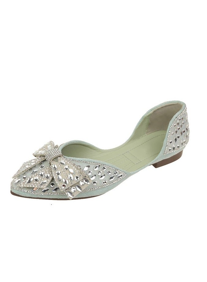 KUYING Flat Sole Single Shoe Women