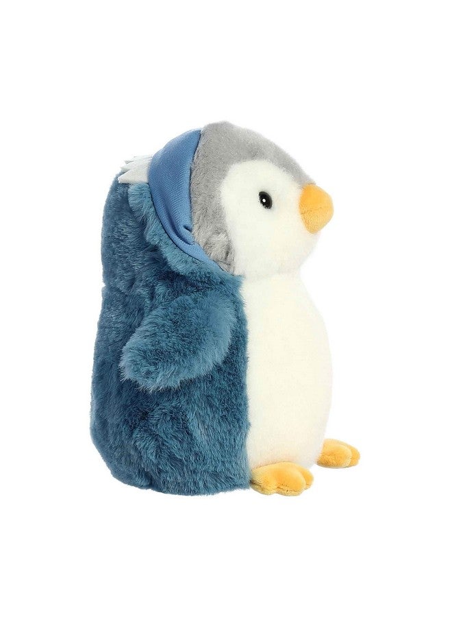 Aurora® Playful Pompom Penguin™ Dragon Stuffed Animal - Vibrant Companions - Endless Fun - Blue 7 Inches - Image 5