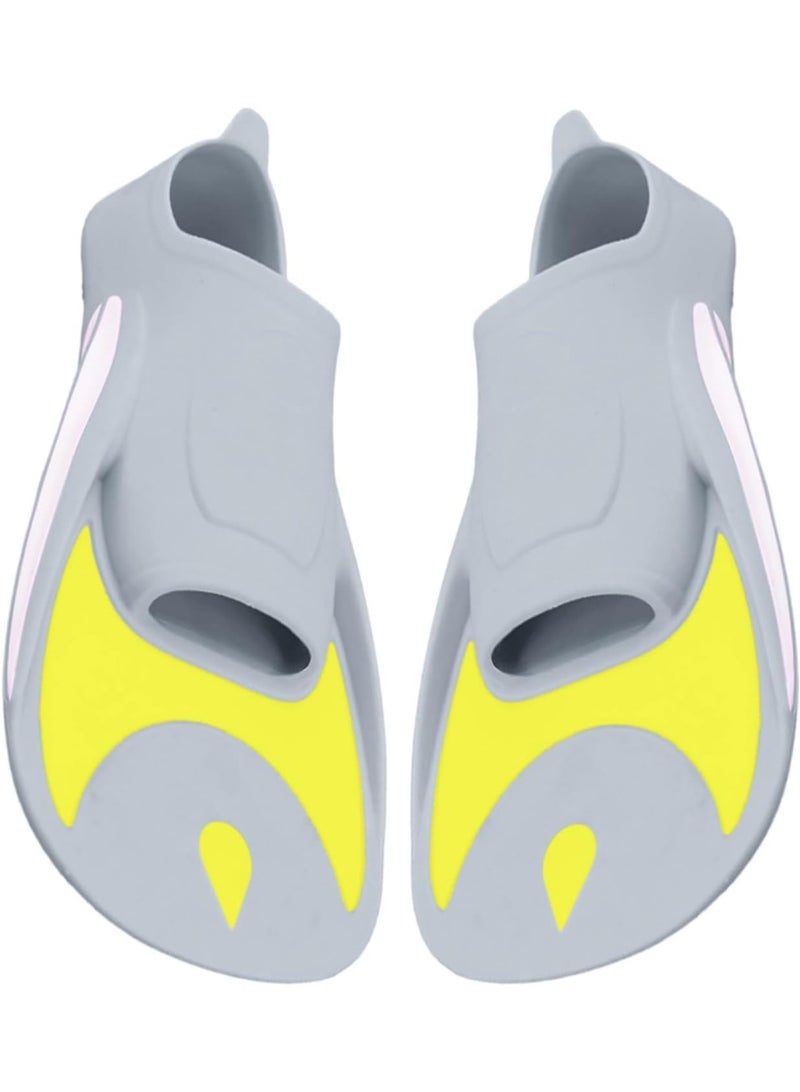 Soofam Swimming Fins,Travel-Friendly Snorkel Flippers Fins - Adjustable Lightweight Comfortable Soft Pool Accessories for Freediving Surfing Travel Diving Adult Kids Equipment(M 39-40) - Image 1