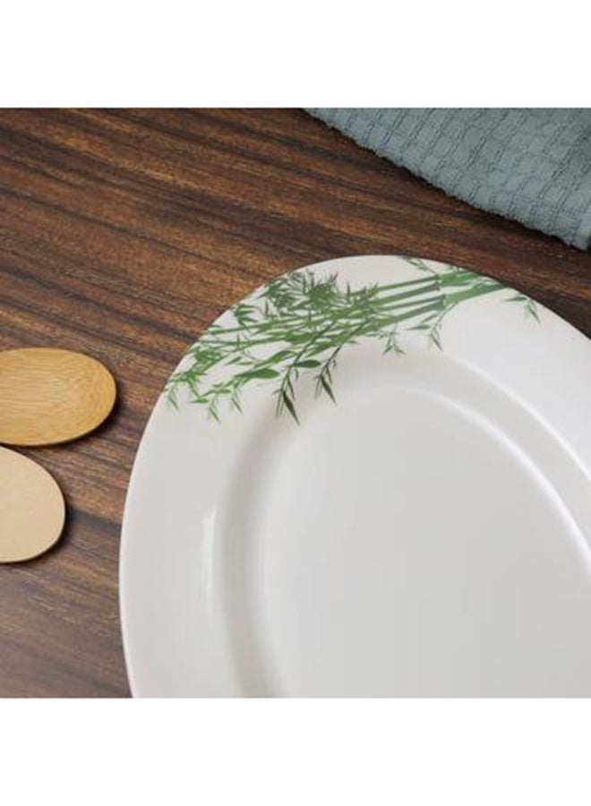 Royalford Versatile Lightweight Melamine Ware Oval Tray White 12inch - Image 3