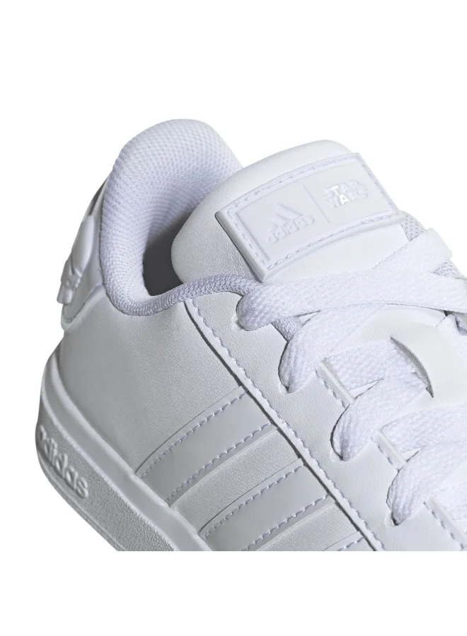 adidas حذاء أطفال ستار وورز جراند كورت 2.0 أبيض