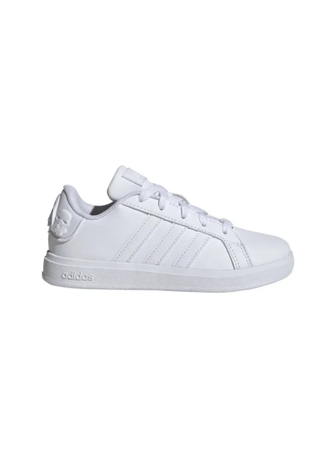 adidas حذاء أطفال ستار وورز جراند كورت 2.0 أبيض