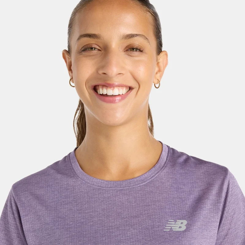New Balance Purple Women's Athletics T-Shirt for Women | Best Price UAE