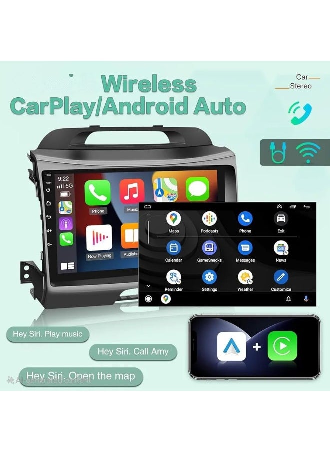 Vierex - Android Car Stereo For KIA Sportage 2011-2016 With Apple Carplay Android Auto Wireless WiFi DSP FM AHD Camera Included Quick Boot Touchscreen  2 32GB 4Core - Image 1