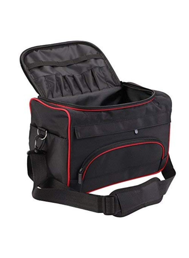 klarako Makeup Travel Bag, Multi-function Portable Hair Dressing Storage Bags Large Capacity Hair Stylist Cosmetic Organizer with Shoulder Strap  - Image 1