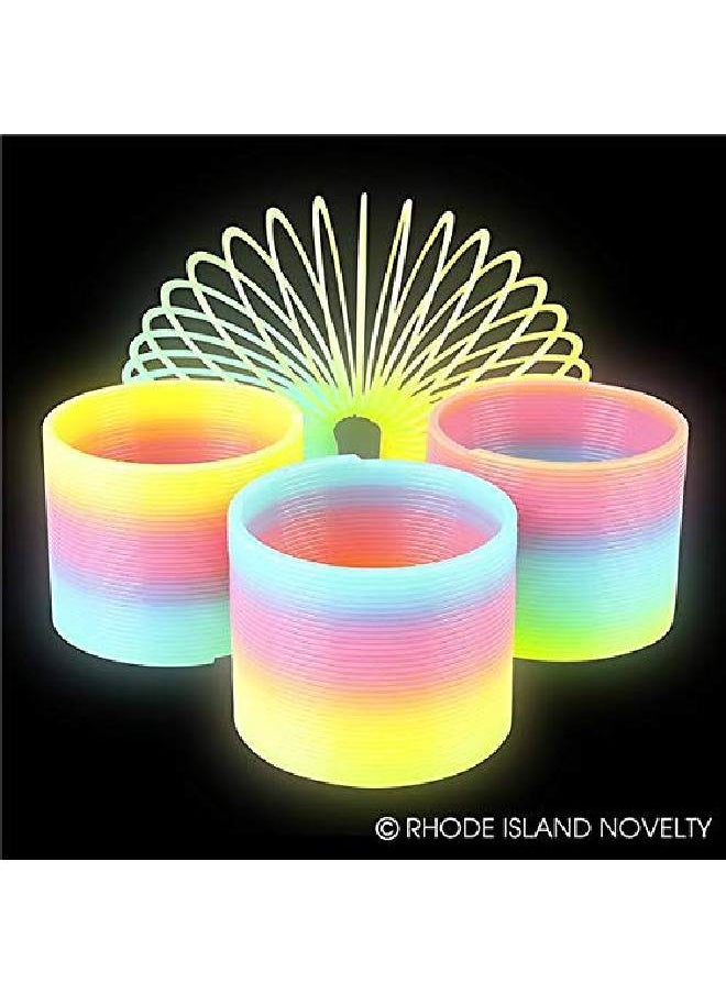 Rhode Island Novelty 3 Inch Glowinthedark Coil Spring One Per Order  - Image 2