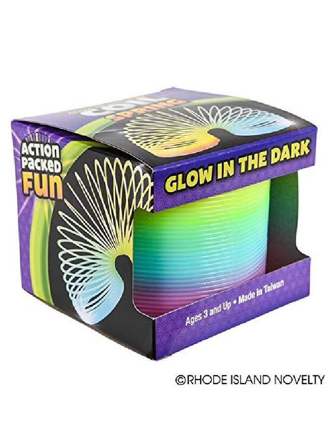 Rhode Island Novelty 3 Inch Glowinthedark Coil Spring One Per Order  - Image 5