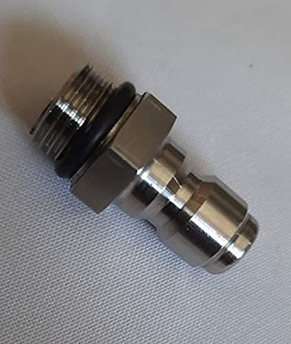 Nirali 14 Stainless Steel Quick connector QC Male Plug for pressure washer fitting Male Threaded 14mm - Image 3
