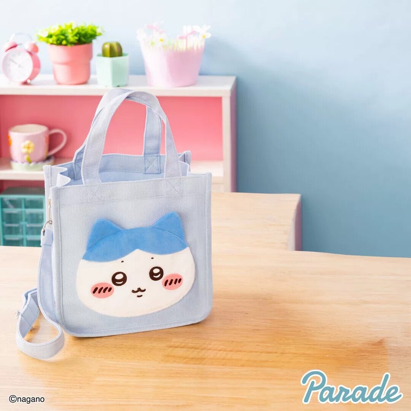 Chiikawa Cartoon Canvas Handbag for Girls Large Capacity Tote - Image 3