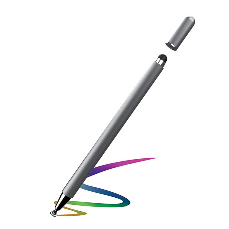 TANTRA Stylus Touch Pen Universal Magnetic Disc Touch Pen Works on Any Touch Screen for Any Brand (Phones, Tables, PC, Laptops, Any Touch Screen) (Grey), Medium - Image 1