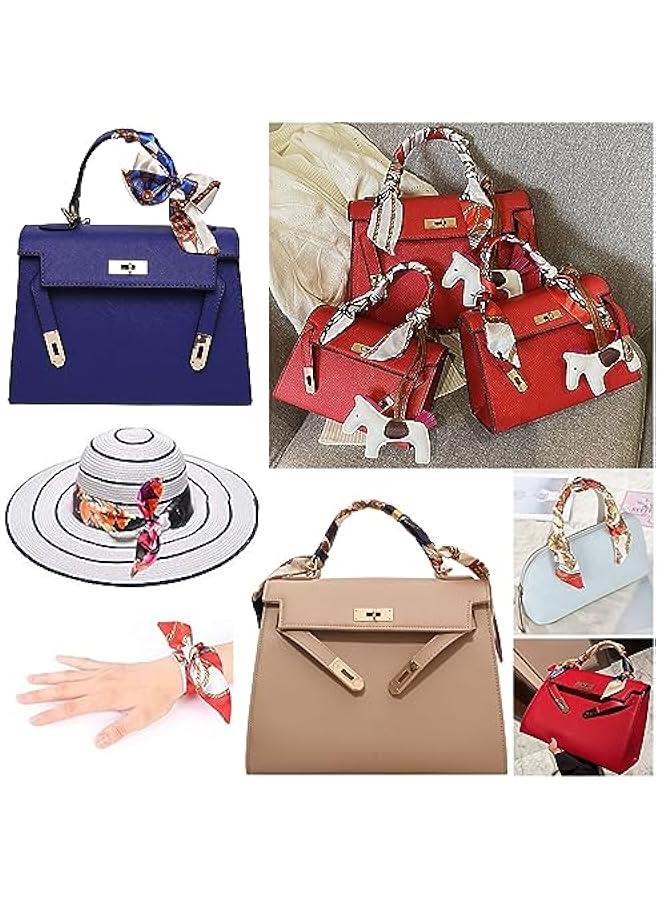 Arabest Silk Handbag Scarf and Wrap - Fashionable Head Band Cover for Bag and Purse - Image 2