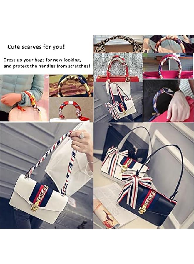 Arabest Silk Handbag Scarf and Wrap - Fashionable Head Band Cover for Bag and Purse - Image 3
