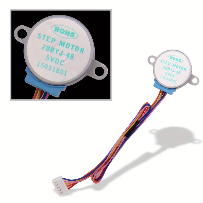 Set Of 5 28BYJ 48 ULN2003 5V Stepper Motor With ULN2003 Driver Board Compatible With Arduino - Image 3