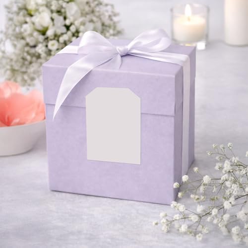 Dashleigh Printable Hang Tag Sticker Labels, 60 Blank White Gift Tag Shaped Stickers 1.75 x 3 Inch for Product Packaging, Small Business Branding - Self-Adhesive Label Sheets for Inkjet Laser Printer - Image 4
