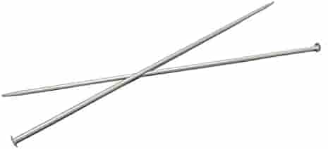 YOOKO YOOKO 2Pcs Needle Set Special Aluminium Knitting Needle No 10 Length 22cm Used for Making Woolen ArtefactsLikeSweaterMuffler Caps Pack of 2 Pcs - Image 2