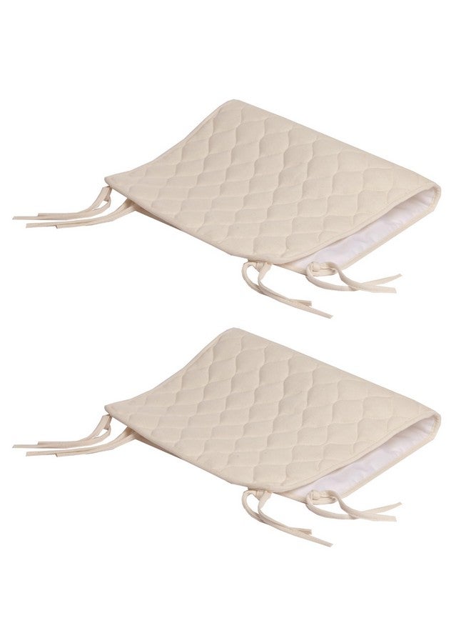 TL Care Waterproof Quilted Sheet Saver Cover Made with Organic Cotton Top Layer, Natural Color, 2 Pack - Image 1