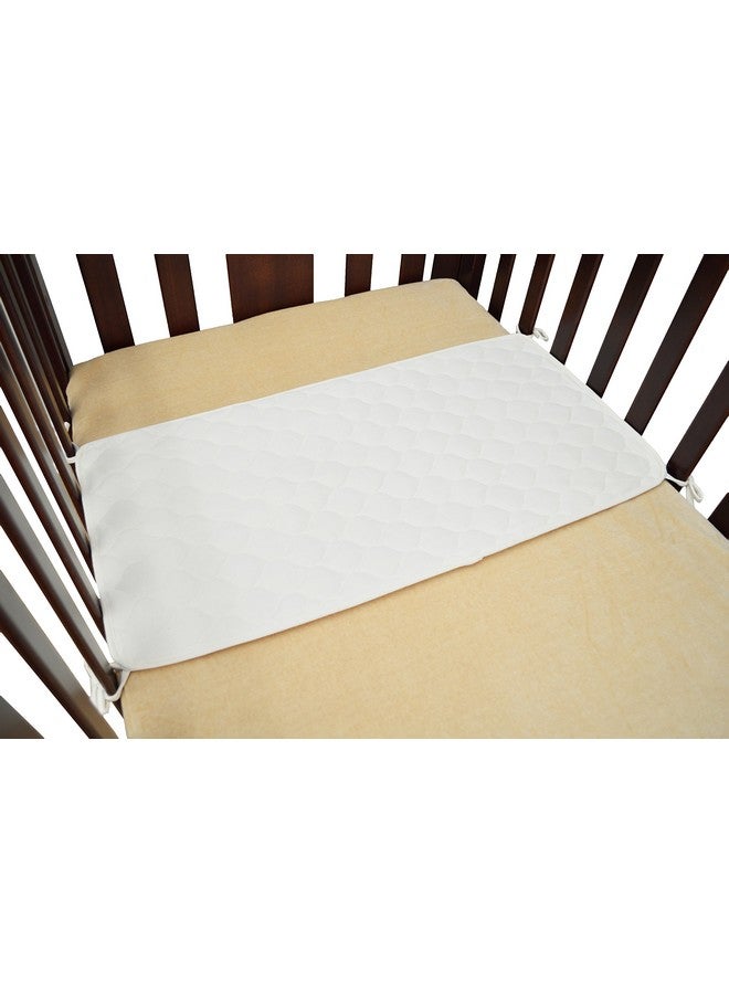 TL Care Waterproof Quilted Sheet Saver Cover Made with Organic Cotton Top Layer, Natural Color, 2 Pack - Image 2