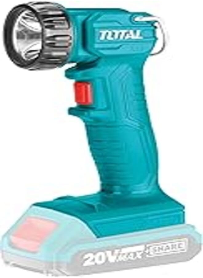 TOTAL Total Tools - High Power Flashlight | 20 V Battery | 150 Lumen Capacity | Dimmable up to 90 ° TWLI2023 