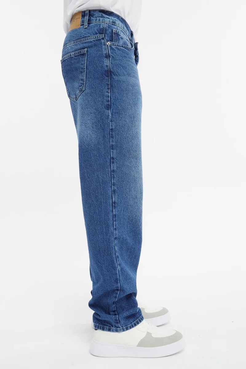Cedy Denim Men's High Waist Loose Cut Baggy Loose Fit Jean PANTS-C352