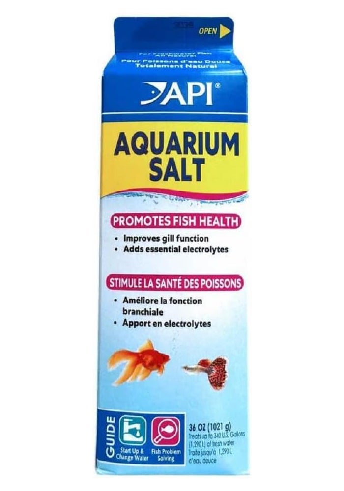 API Freshwater Aquarium Salt, 36 OZ, multicolor - Image 1
