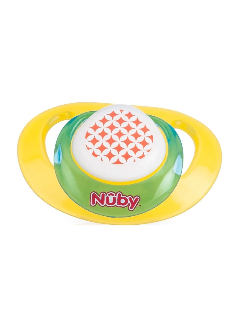 Nuby Printed pacifier with polypropylene shell and protective cover, assorted  - Image 3