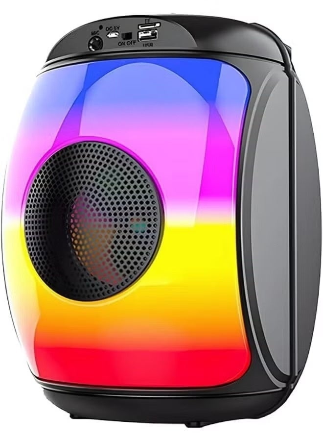 singe ZQS1438 Wireless multi Colour Changing Party Speaker Multiple Inputs & Microphone - Image 1
