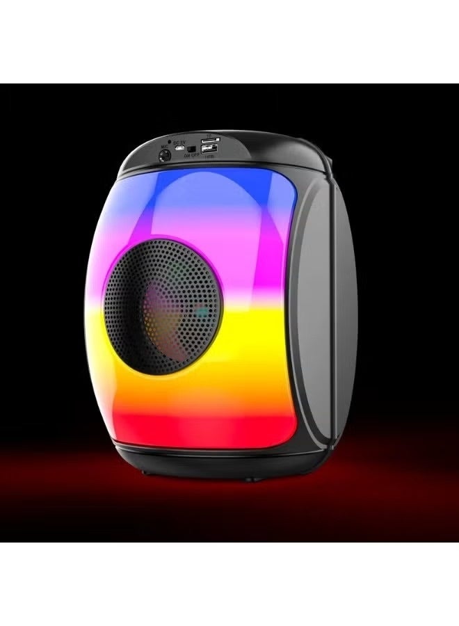 singe ZQS1438 Wireless multi Colour Changing Party Speaker Multiple Inputs & Microphone - Image 5