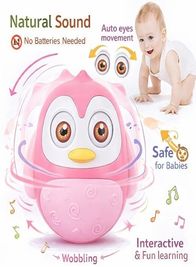 SMARTEZO@Tumbling Penguin Toy – Musical Wobble for Babies and Toddlers, Interactive Crawling Toy for 6+ Months - Image 2
