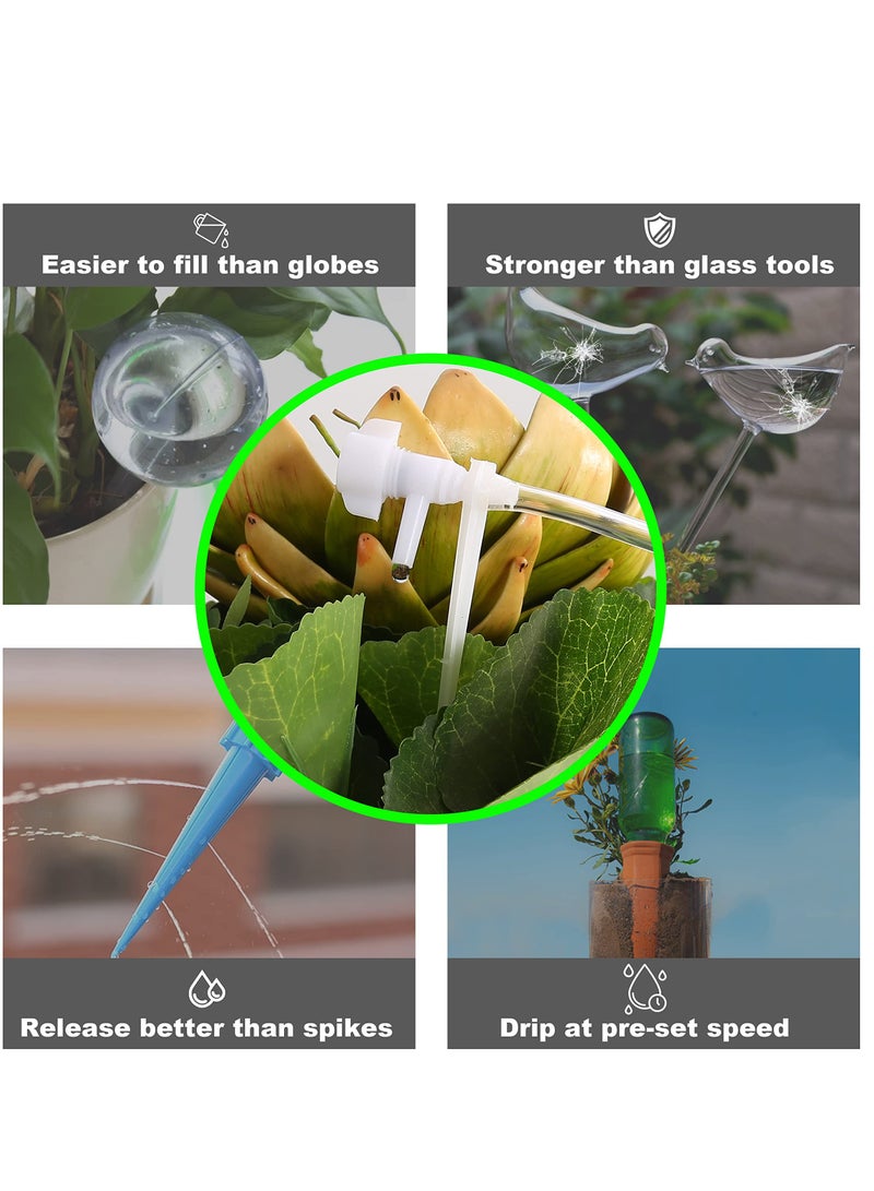 SOLARAE Vacation Plant Watering Devices - Plant Irrigation System Outdoor - Automatic Plant Waterer - Self Watering Planter Insert for Indoor Outdoor Garden Potting - Image 4