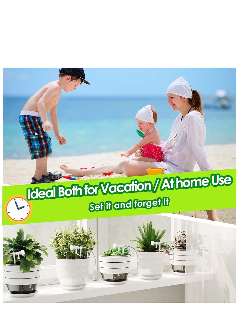 SOLARAE Vacation Plant Watering Devices - Plant Irrigation System Outdoor - Automatic Plant Waterer - Self Watering Planter Insert for Indoor Outdoor Garden Potting - Image 3