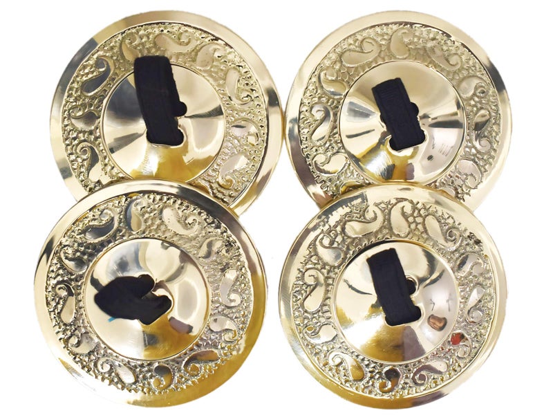 WevezÂ® 2 Pairs / 4 pcs finger symbols American Belly Dance Finger Zills/Sagats/Cymbals - Image 3