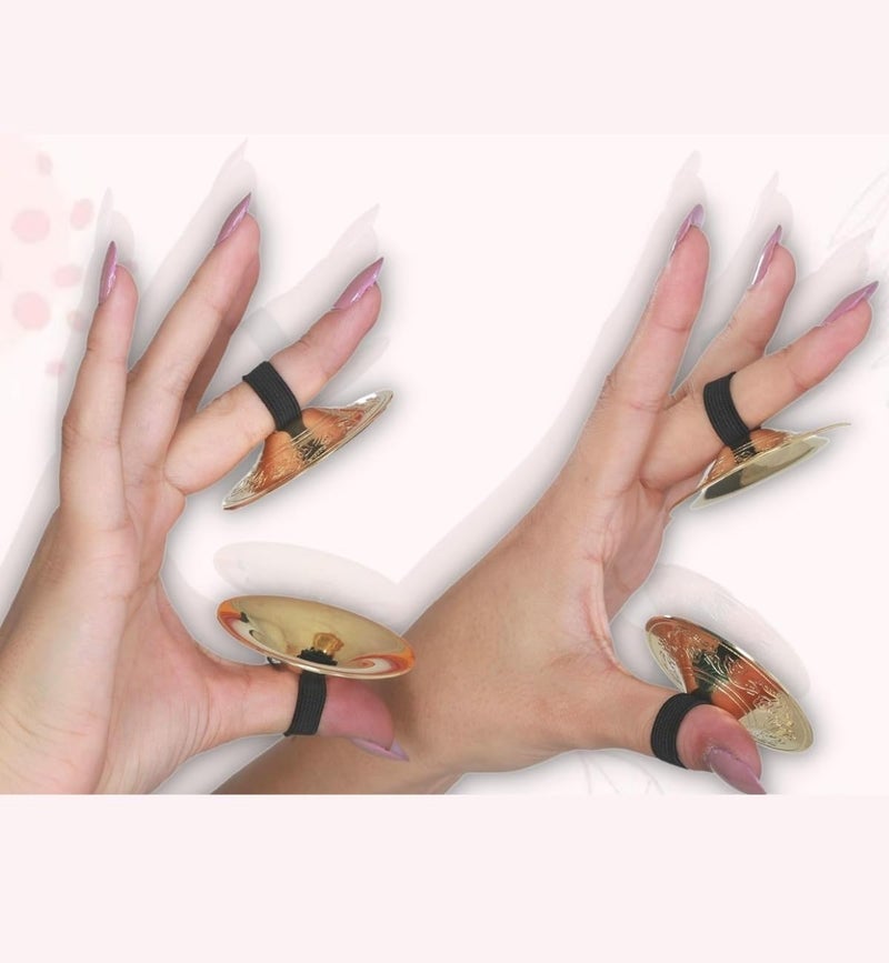 WevezÂ® 2 Pairs / 4 pcs finger symbols American Belly Dance Finger Zills/Sagats/Cymbals - Image 5
