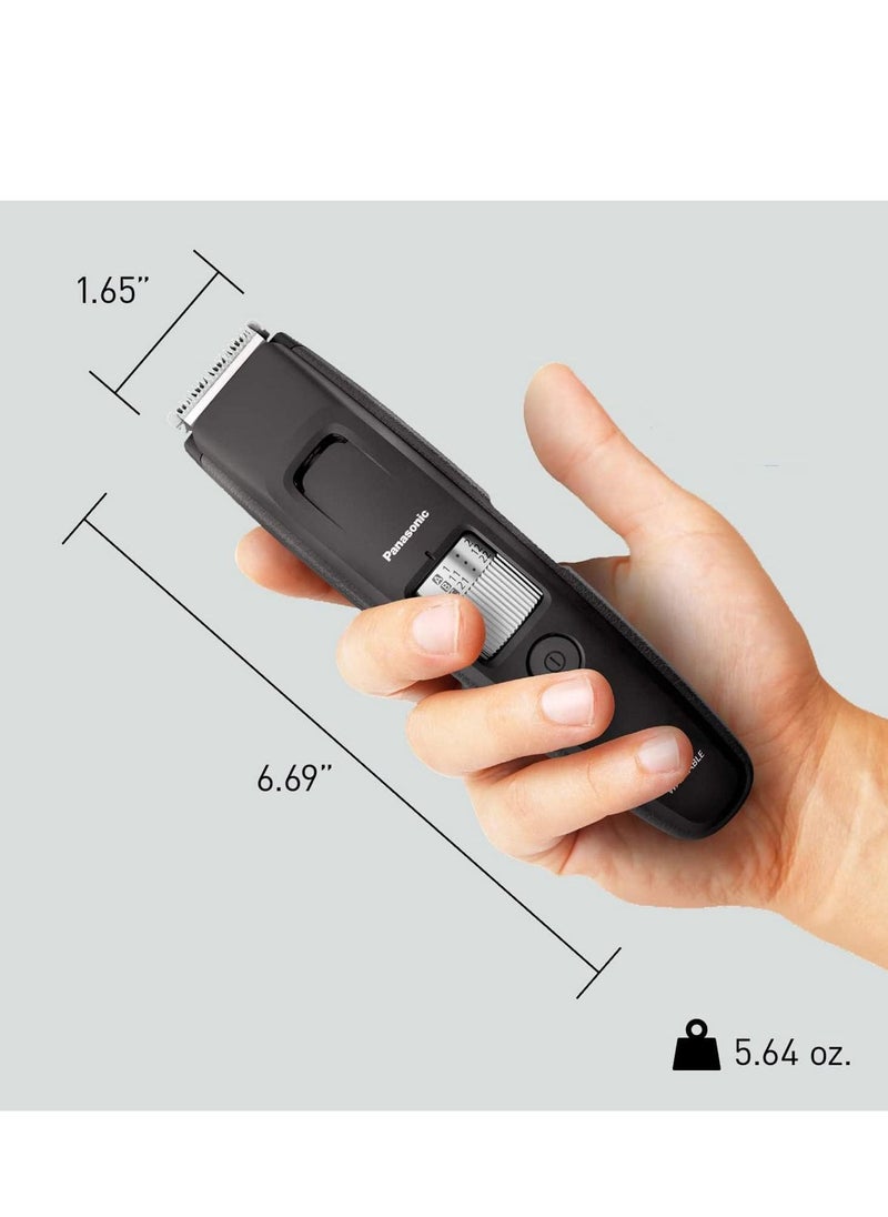 Panasonic - Panasonic Professional Beard Trimmer with 4 Precision Attachments for Detailing, 58 Trim Length Settings with Adjustable Dial, Wet Dry, Cordless ER-GB96-K - Image 1