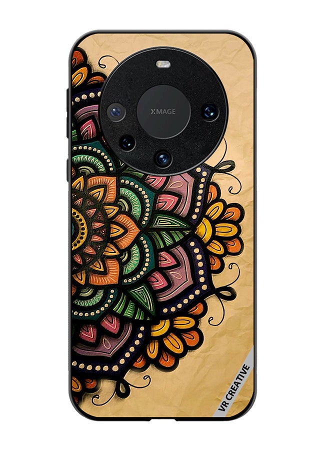 VR CREATIVE Protective Case Cover For Huawei Mate 60 Pro Mandala Design Multicolour - Image 1
